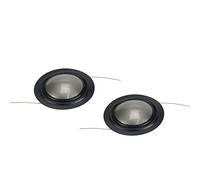 iubfegt Film de Titane en MéTal Importé de 25.4Mm + Diaphragme LatéRal en Soie Film de RéParation de Haut-Parleur de Bobine de Tweeter à 25 CœUrs 8 OHM 1 Paires