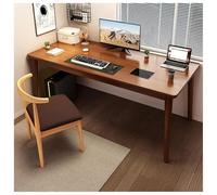 IUBGFTO Bureau d'étude, Station de Travail, Style Simple, Bureau exécutif pour PC, Table de Travail Robuste et Stable, Bureau d'ordinateur Moderne, pour Bureau à Domicile (Marron 47 x 24 x 29 Pouces)