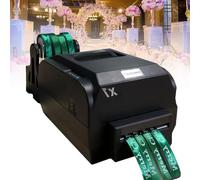 IUBGFTO Machine d'impression de Ruban de Satin, imprimante de Ruban numérique, Machine d'impression d'estampage pour Emballage Cadeau, Prend en Charge Plus de 50 Langues