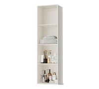IUBGFTO Niche de Douche en Acier Inoxydable Mat, Niche Murale encastrée, Pas Besoin de carrelage, étagère de Rangement de Douche, Niche de Salle de Bain (Blanc 11 x 4,9 x 47,2 Pouces)