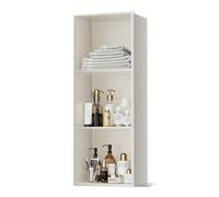 IUBGFTO Niche de Douche en Acier Inoxydable Mat, Niche Murale encastrée, Pas Besoin de carrelage, étagère de Rangement de Douche, Niche de Salle de Bain (Blanc 11 x 4,9 x 35,4 Pouces)