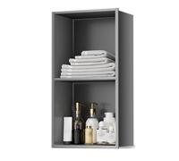 IUBGFTO Niche de Douche en Acier Inoxydable Mat, Niche Murale encastrée, Pas Besoin de carrelage, étagère de Rangement de Douche, Niche de Salle de Bain (Gris 11 x 4,9 x 27,5 Pouces)