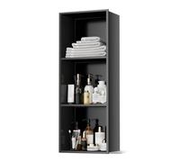 IUBGFTO Niche de Douche en Acier Inoxydable Mat, Niche Murale encastrée, Pas Besoin de carrelage, étagère de Rangement de Douche, Niche de Salle de Bain (Noir 11 x 4,9 x 35,4 Pouces)