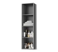 IUBGFTO Niche de Douche en Acier Inoxydable Mat, Niche Murale encastrée, Pas Besoin de carrelage, étagère de Rangement de Douche, Niche de Salle de Bain (Gris 11 x 4,9 x 47,2 Pouces)