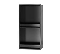 IUBGFTO Niche de Douche, Rangement encastré en Acier Inoxydable, Pas Besoin de carrelage, Niche Murale pour Toilettes, Cuisine, Chambre à Coucher, étagère de Salle de Bain (Noir 320 x 620 x 125 mm)