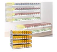 IUBGFTO Présentoir à Cigarettes, Support Mural pour étui à Cigarettes, étagères de présentation hiérarchiques pour Magasin, poussoirs pour Chewing-Gum (Transparent 29,5 x 11,4 x 22 Pouces)