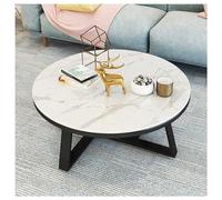 IUBGFTO Table Basse Ronde, Table Basse, Table de canapé, Rangement à 2 Niveaux, Facile à Assembler, Tables Basses pour Salon, Tables Basses pour Salon (E 70CM/27IN)
