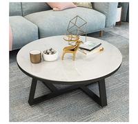 IUBGFTO Table Basse Ronde, Table Basse, Table de canapé, Rangement à 2 Niveaux, Facile à Assembler, Tables Basses pour Salon, Tables Basses pour Salon (B 70CM/27IN)