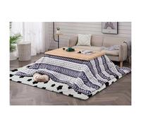 IUBGFTO Table Japonaise avec radiateur électrique pour la Maison, poêle Chauffant Tatami de Chambre à Coucher, Chauffe-Pieds d'hiver, Table Basse en Bois, Meubles de Table de Sol futon (Bois D)