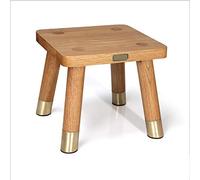 IUBGFTO Tabouret Ottoman en Bois Massif, Petit Banc de Changement de Chaussures, Repose-Pieds en Bois, Chaise pour Salon, extérieur, Tabouret à Chaussures (Naturel)