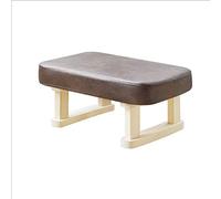 IUBGFTO Tabouret Ottoman en Bois Massif, Tabouret Bas, canapé, Repose-Pieds, Banc à Langer, Repose-Pieds pour Couloir, Chaise de Salon, Tabouret à Chaussures Tendance (Marron)
