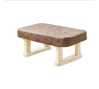 IUBGFTO Tabouret Ottoman en Bois Massif Tabouret Bas Canapé Repose-Pieds Ottomans Banc à Langer Repose-Pieds pour Hall Salon Chaise Tabouret à Chaussures à la Mode (Kaki)