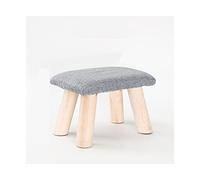 IUBGFTO Tabouret Ottoman en Bois Massif - Tabouret Bas et Tabouret à Langer - Mignon Tabouret Bas en Bois Massif - Canapé Tendance - Repose-Pieds - Tabouret à Chaussures (B)