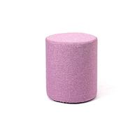 IUBGFTO Tabouret Ottoman en Tissu Coton et Lin, Repose-Pieds, canapé, Repose-Pieds, Design Simple, Cadeau, décoration, Salle de Jeux, Salon, Tabouret à Chaussures (Violet argenté)