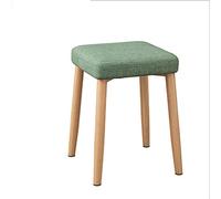 IUBGFTO Tabouret Ottoman, Tabouret de Maquillage, Banc de Salle à Manger, Chaise de Bureau, Repose-Pieds, Repose-Pieds, Coussin Doux, siège de Piano, Tabouret à Chaussures (Vert 1)