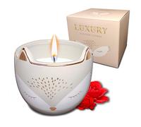 iubihome Bougie Decorative Originale en Forme de Renard, Coffret Bougie Parfumée Cadeau pour Décoration Maison