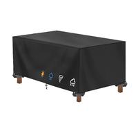 IUCUHE Housse Protection Table De Jardin Exterieur 70x40x45cm/LxlxH Tissu Oxford 420D Housse de Table de Patio pour Salon de Jardin en rotin imperméable Anti-UV 420D Tissu Oxford