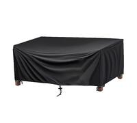 IUCUHE Housse Salon de Jardin Baches Imperméables pour Exterieur 220x95x90cm/Longueur x Largeur x Hauteur Housse de Protection Salon de Jardin | Tissu Oxford 420D Anti-UV Coupe-Vent