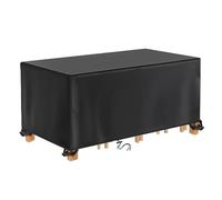 IUCUHE Housses de Canapés de Jardin Exterieur Imperméable 285x140x105cm/L x La x H Anti-UV Oxford Housse pour Mobilier de Jardin,Oxford Tissu Meuble de Jardin de Étanche pour Table, Chaise et Canapé