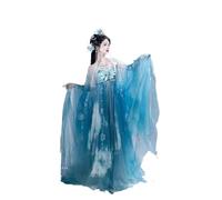 IUERVPS Jupe élastique à manches longues et broderie papillon Hanfu for femme(S)