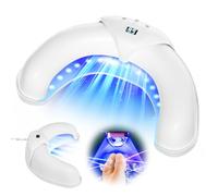 IUHFSIFS Appareil laser anti-mycose des ongles 5.0 DualWave Tec - 99 % des champignons disparus en 3 minutes - Minuterie indolore/intelligente 30s/60s/99 - Appareil laser pour champignons des ongles