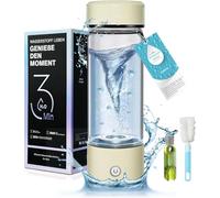 IUHFSIFS Bouteille d'eau d'hydrogène 2026 - Le filtre à charbon actif élimine 99 % des odeurs de chlore - Plus de 10 000 cycles - 1680 ppb en 3 minutes - Contribue à la vitalité naturelle - Pour le