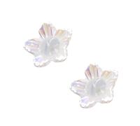 Iuhtrb 1 paire de fermoirs de boucles d'oreilles en silicone en forme de fleur pour boucles d'oreilles lourdes, stabilisateurs élégants en forme de fleur