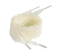 Iuhtrb 1 paire de lacets en dentelle pour femmes et filles, 3 cm de large, design plat, lacets pour baskets et chaussures décontractées, b