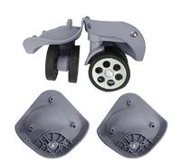 Iuhtrb 1 paire de valises A79 - Accessoires de réparation à 360 degrés - Pièces de roue de chariot pour femme et homme - Kit de remplacement, gris clair, One Size