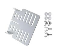 Iuhtrb Accessoires de montage pour ventilateur de poêle alimenté par la chaleur, support en acier inoxydable, support de distribution de chaleur pour usage domestique et extérieur, efficacité de
