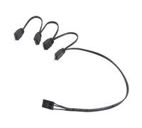 Iuhtrb Adaptateur Argb 4P 4pin À 5V Câble D'extension 3pin pour L'alimentation Stable HDLL120 Et Le Câble De Séparateur De Commande LED