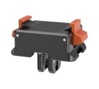 Iuhtrb Adaptateur de montage à libération rapide en alliage d'aluminium facile à placer vers le haut à droite pour caméra d'action Pocket 3 Noir