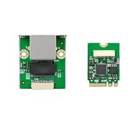 Iuhtrb Adaptateur réseau clé A+E 2,5 Gbps/1000/100Mbps Transfert rapide 2,5 Gbps Carte Routage Ethernet Jeux Adaptateur Réseaux Édition Vidéo