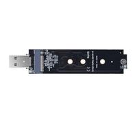 Iuhtrb Adaptateurs de boîtier de disques durs USB 3.2 à vitesse rapide prenant en charge les protocoles PCIe NVMe SATA deux protocoles jusqu'à 10 Gbit/s de transfert Uasp compatibles avec les