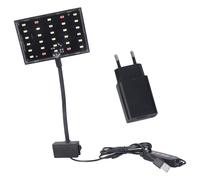 Iuhtrb Ajustez Luminosité LED Fishtanks Light avec Minuterie Clip USB sur Lampe pour Les Petits Aquariums Fishtanks Kits D'éclairage Clip sur FishTanks Lampe