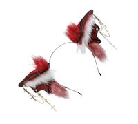 Iuhtrb Bandeau d'événement à thème Bloodsucker Bloodsucker Bats Coiffe Unique Festival Bandeaux pour Anime, Événement sur le thème de l'anime, Maquillage Charmante Oreille de chauve-souris Pince à
