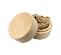 Iuhtrb Boîte D'anneaux Bois Simple pour Les Mariages Les Anniversaires Organisateur Bijoux Anneaux Fiançailles Bagues Présentation Accessoires