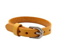 Iuhtrb Bracelet en cuir - Bijou de poignet élégant - Bracelet unique en cuir avec perles - Pour femme et homme - À porter au quotidien, taille unique, Comme décrit