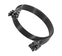 Iuhtrb Câble d'alimentation PCIe 8pin À 6 + 2 Broches De 50 Cm Mâle À Mâle pour La Série Graphics Carte GPU Alimentation GPU
