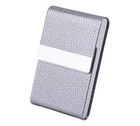 Iuhtrb Case Carte Visite Case Cartes Commerce en Cuir Magnétique Nom du Nom Poche pour Hommes pour Hommes Organisateurs Magnétiques