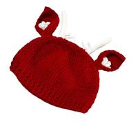 Iuhtrb Chapeau de bois de renne de Noël chaud pour l'hiver - Costume polyvalent pour les fêtes de vacances et les réunions de famille