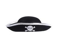 Iuhtrb Chapeau de capitaine cosplay pour homme et femme - Costume d'Halloween - Chapeau tricorne - Cosplay pirate - Performance sur scène - Jeu de rôle