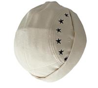 Iuhtrb Chapeau vintage avec tête de mort - Style décontracté et respirant - Pour réunions de famille - Cadeau d'anniversaire - Doux et respirant, beige, Taille unique