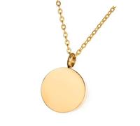 Iuhtrb Collier avec pendentif urne rond en acier inoxydable pour les amoureux des animaux