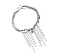 Iuhtrb Collier Pendentif Coeur Élégant Avec Des Glaces En Larmes Élégantes Conçoit Des Matériaux En Alliage Pour Diverses Occasions