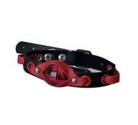 Iuhtrb Collier ras du cou en cuir synthétique noir - Longueur réglable - Style punk gothique - Accessoire pour femme, taille unique, Comme décrit, Comme décrit.