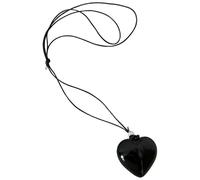 Iuhtrb Collier ras du cou tendance avec grand pendentif en forme de cœur pour un usage quotidien, taille unique, Comme décrit, Comme décrit.