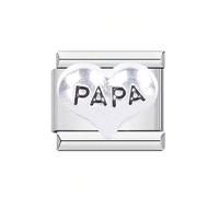 Iuhtrb Composants personnalisables en forme de lettre en forme de cœur en acier inoxydable de qualité supérieure, assemblage modulaire idéal pour les projets de bijoux, perles de charme