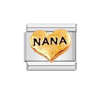 Iuhtrb Composants personnalisables en forme de lettre en forme de cœur en acier inoxydable de qualité supérieure, assemblage modulaire idéal pour les projets de bijoux, perles de charme