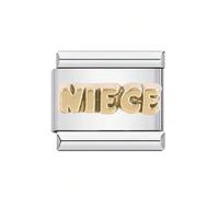 Iuhtrb Composants personnalisables en forme de lettre en forme de cœur en acier inoxydable de qualité supérieure, assemblage modulaire idéal pour les projets de bijoux, perles de charme